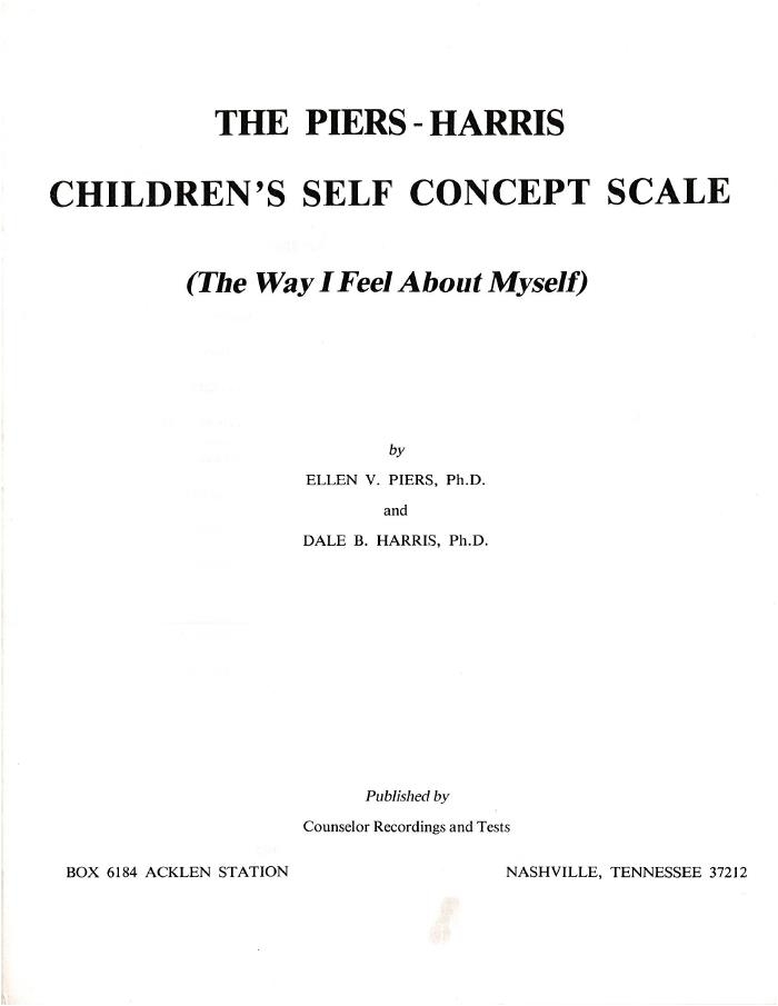 Piers-Harris Children's Self Concept Scale
